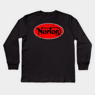 norton motorcycle t shirt Kids Long Sleeve T-Shirt